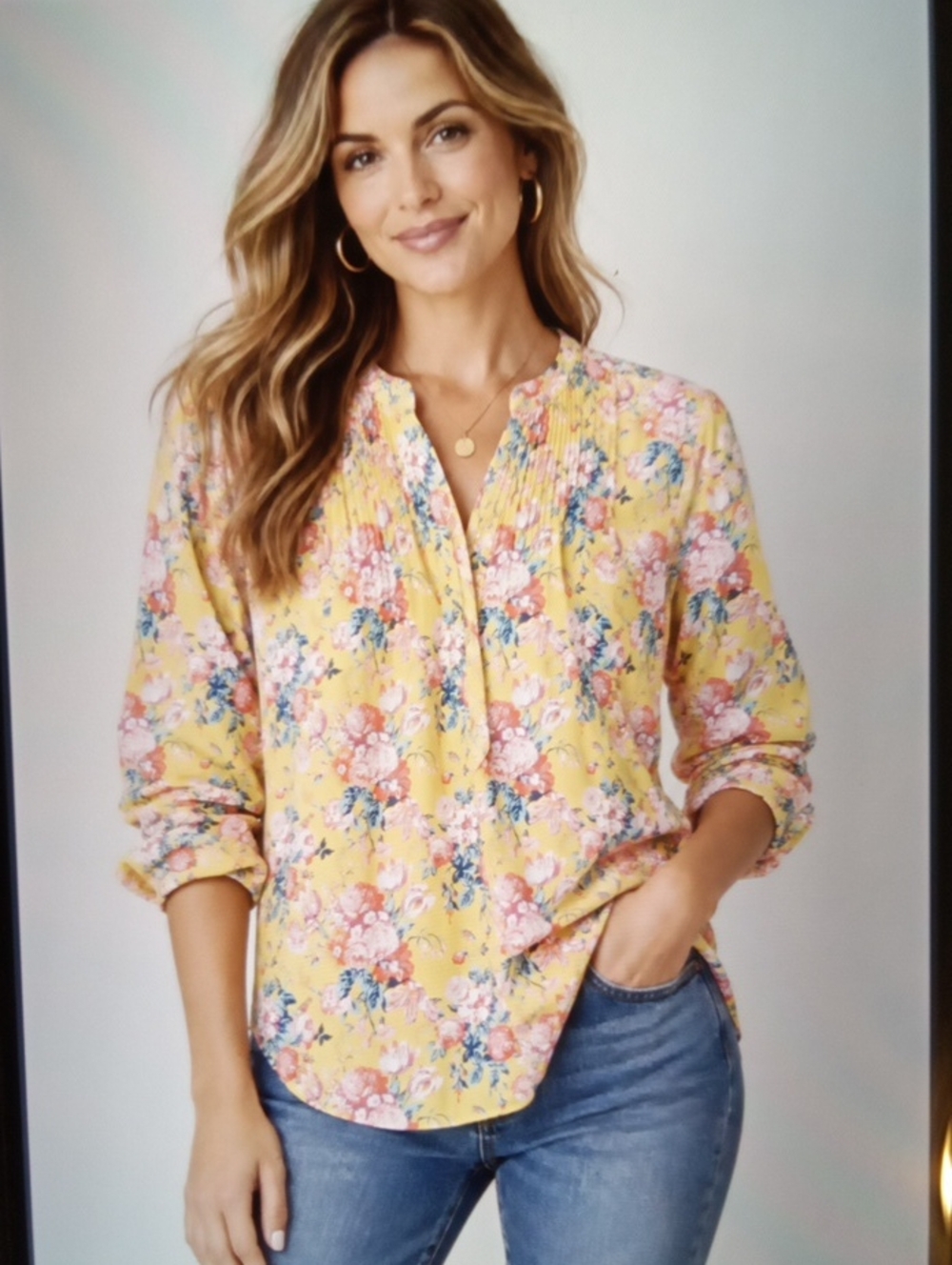 J Crew Popover Shirt In Liberty Magical Pleated Floral Boho Cotton Botanical 12
